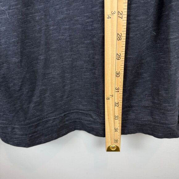 Horny Toad Mini Dress Women's Medium Gray Space-Dye Organic Cotton Blend Basic - Picture 9 of 9